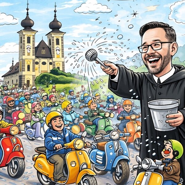 Roller- und Vespasegnung