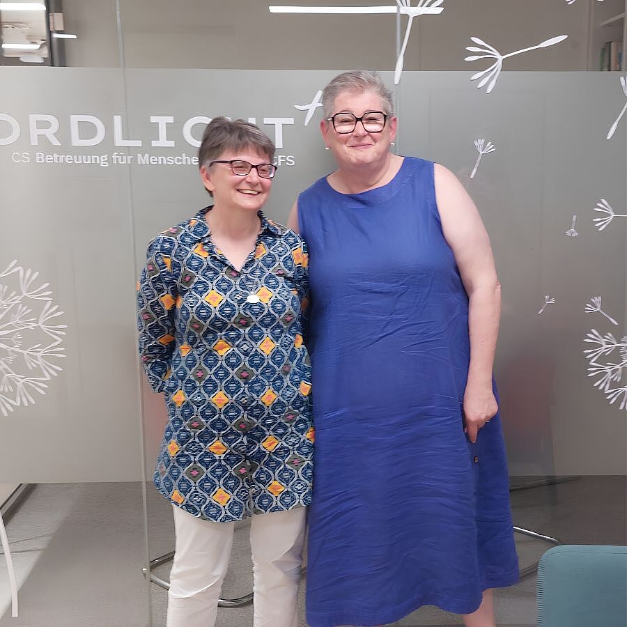 Sr. Karin Weiler CS und Andrea Schwarz, die Verantwortlichen von CS Nordlicht
