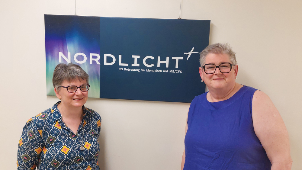 Sr. Karin Weiler CS und Andrea Schwarz, die Veerantwortlichen von Nordlicht