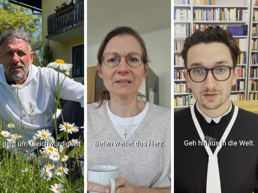 Ordensleute geben Antworten auf große Fragen - u.a. Br. Thomas Hessler, Sr. Anne Buchholz, H. Matthias Gassner