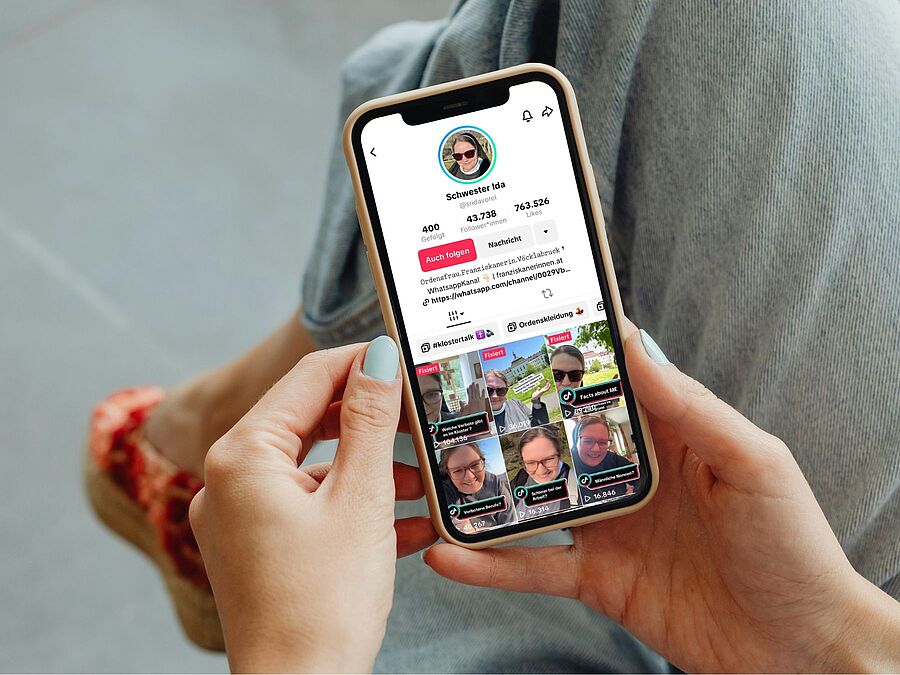 Sr. Ida Vorel hat auf TikTok mittlerweile mehr als 43.700 Follower.