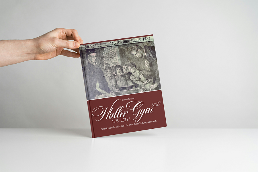2023 erschien das Buch „Haller Gym 450“ über das Franziskaner-Gymnasium Hall, das von Gerald Aichner, einem Absolventen des Gymnasiums, geschrieben wurde.