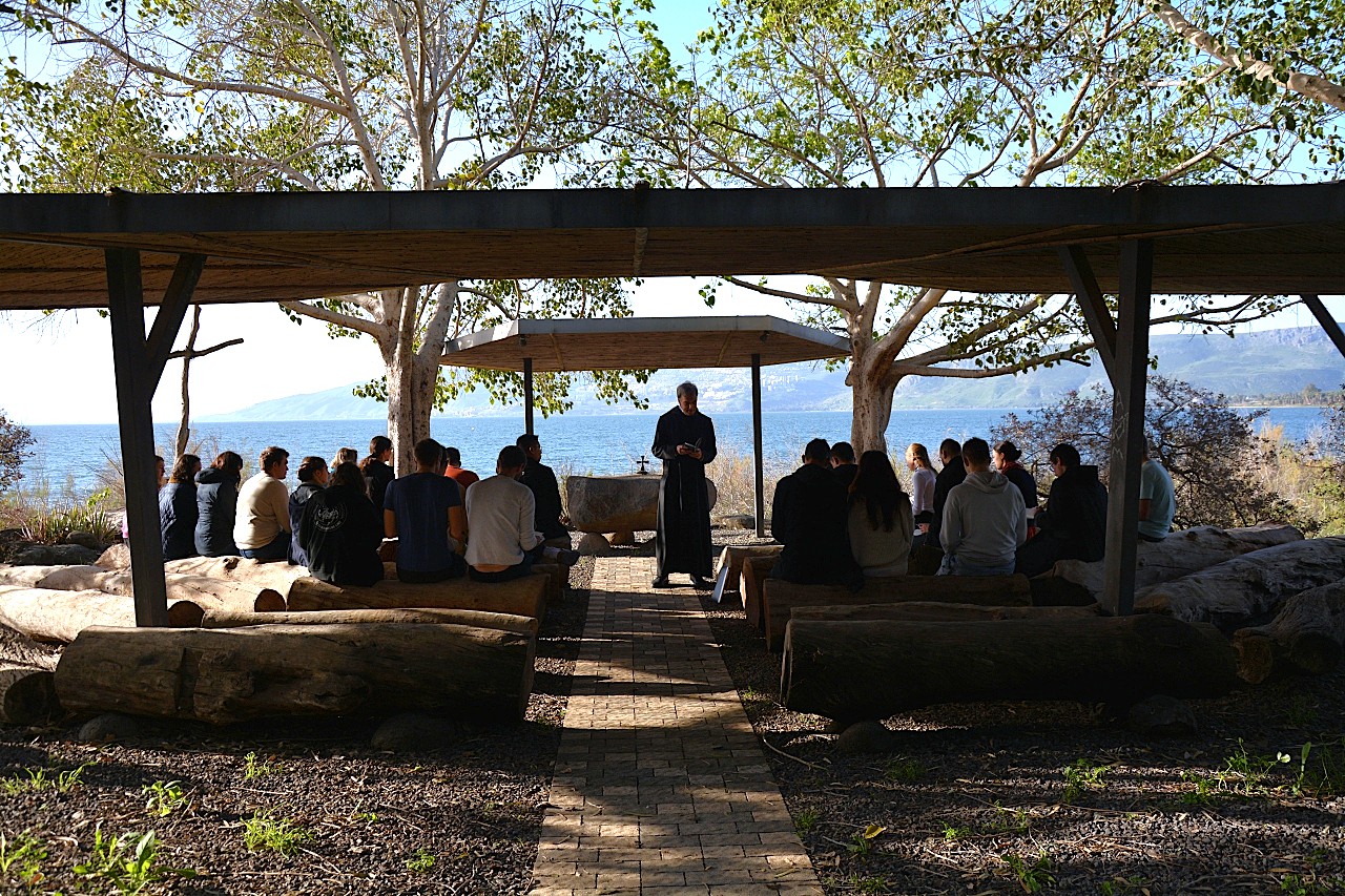 Gebet am See Genezareth