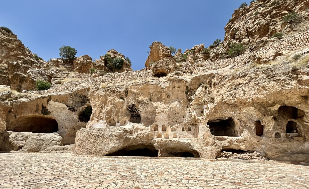 Das Höhlenkloster Mor Augin. 