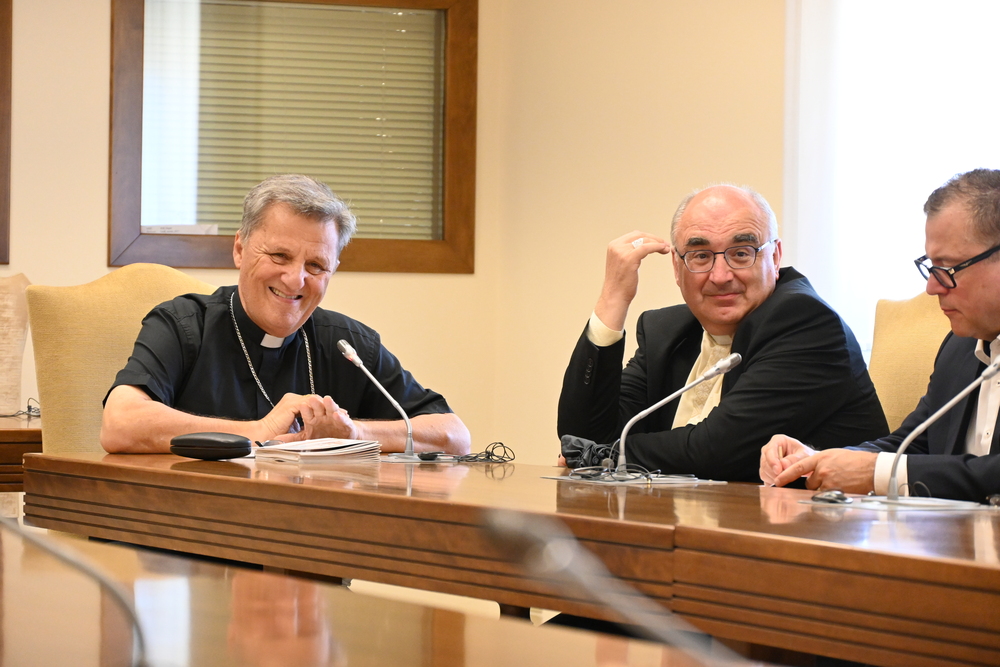 Kardinal Mario Grech und Bischof Wilhelm Krautwaschl