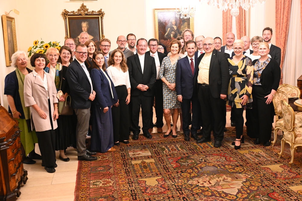 Empfang beim österreichischen Botschafter beim Heiligen Stuhl