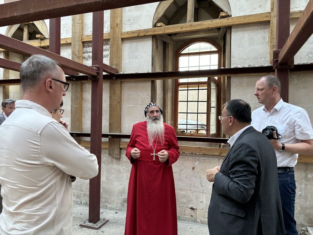 Die Kirche von Erzbischof Grigorios Malke Ürek ist beim Erdbeben im Februar 2023 zerstört worden. 