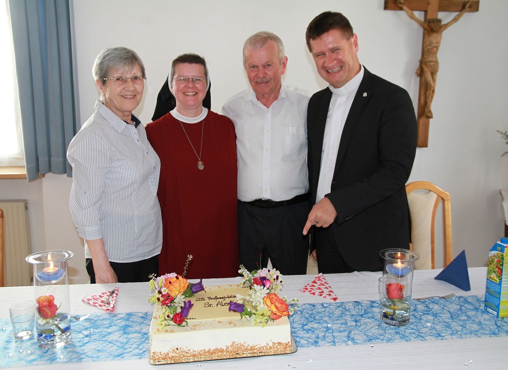 25. Professjubiläum von Sr. Alena Diabolkova