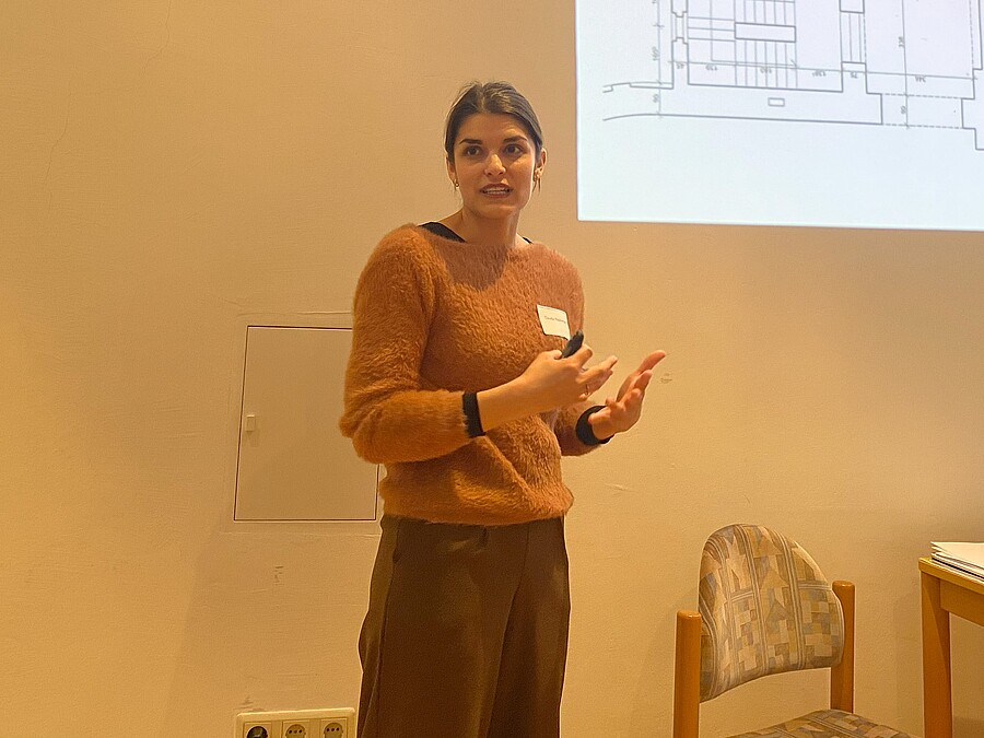 Claudia Rapberger berichtete vom aktuellen Depot-Projekt der Karmeliten.