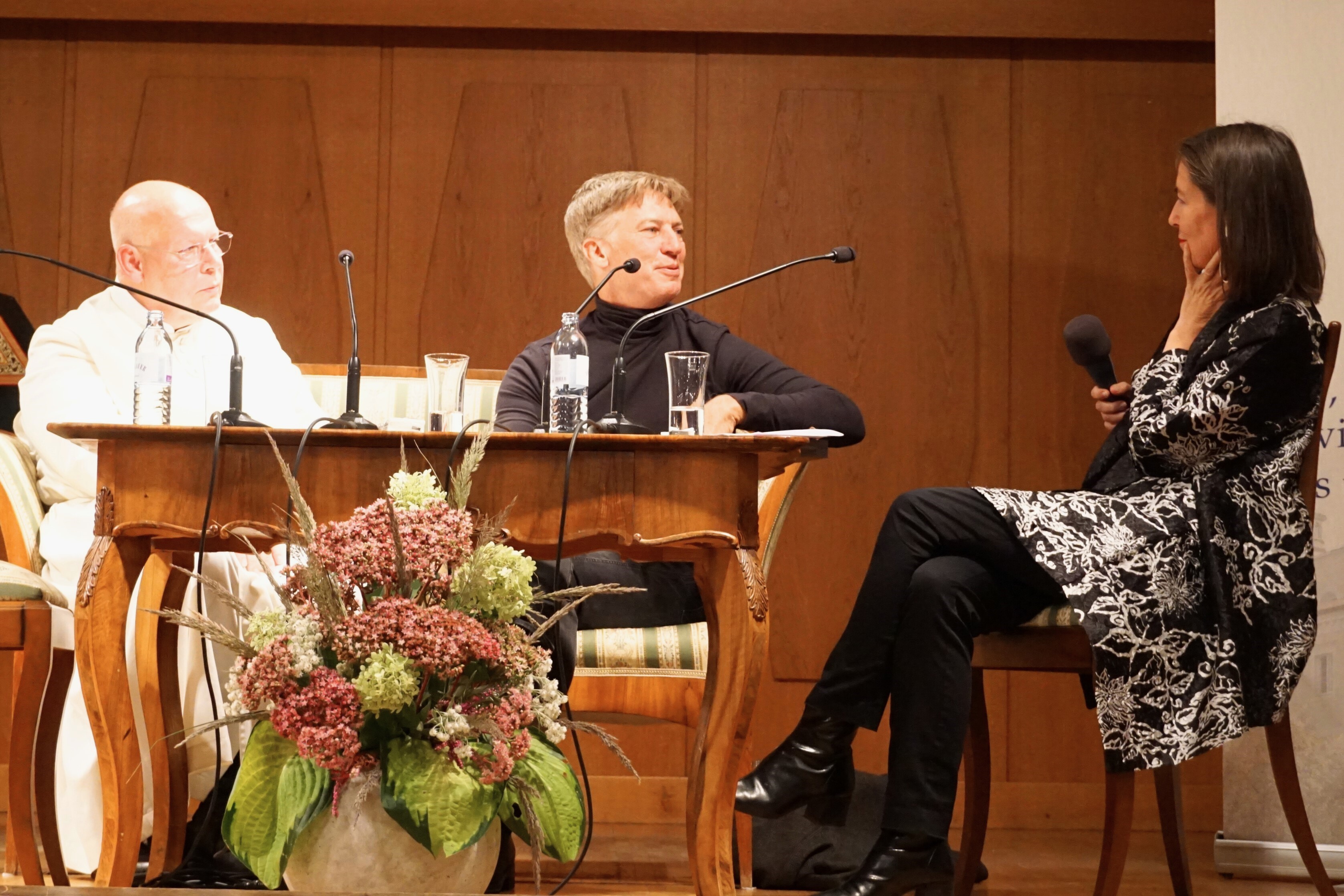 Alexandra Föderl-Schmid im Gespräch mit H. Philipp Reichling und Tobias Moretti © Gahleitner/Tips